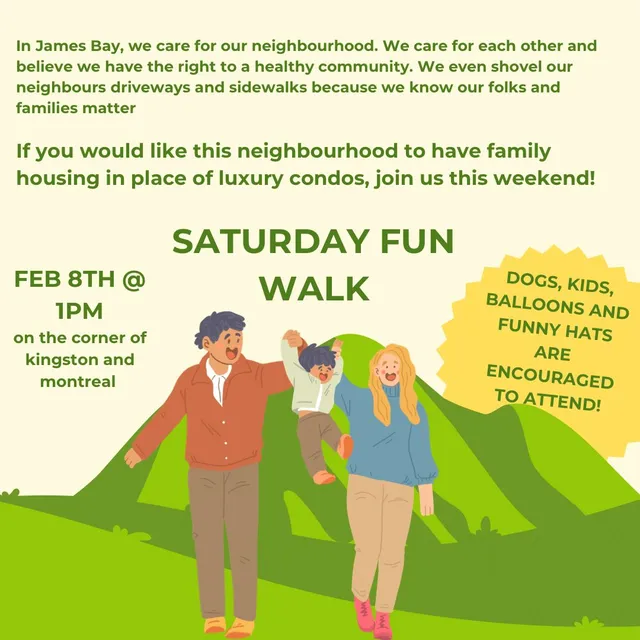 Poster for the protest walk