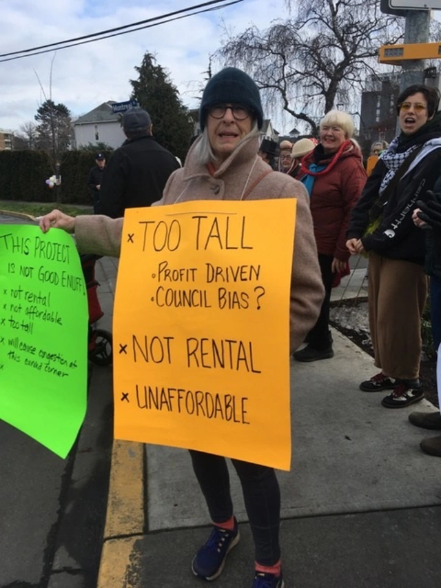 Picture from the protest walk