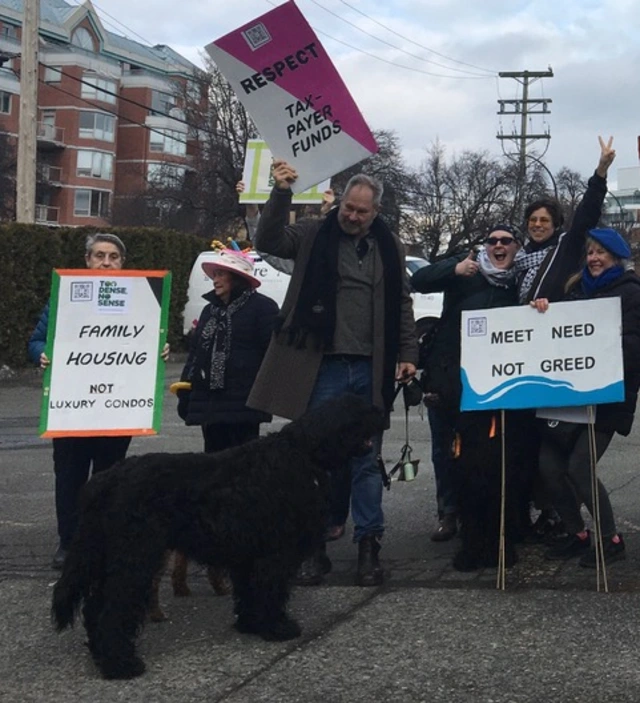 Picture from the protest walk