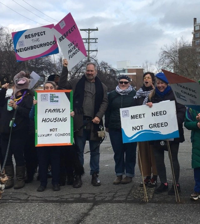 Picture from the protest walk