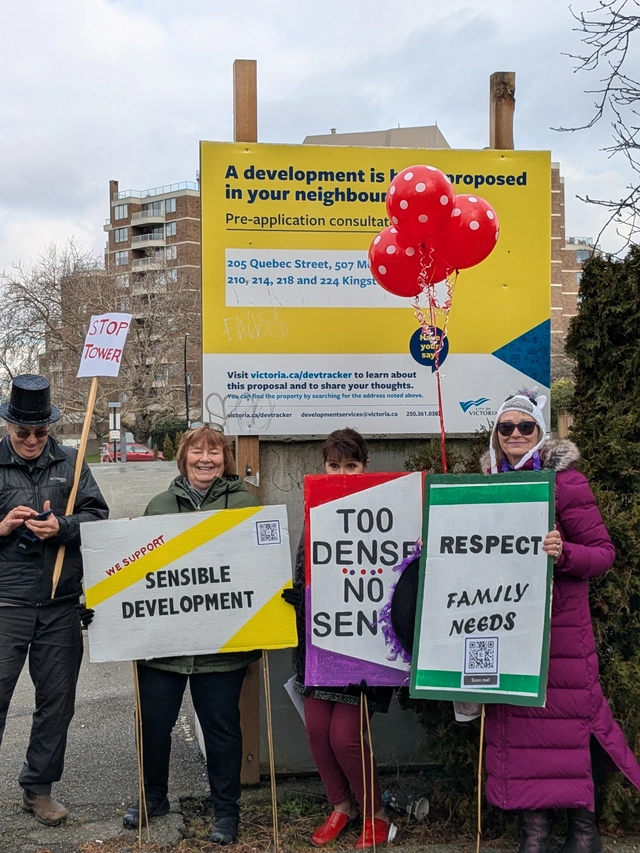 Picture from the protest walk