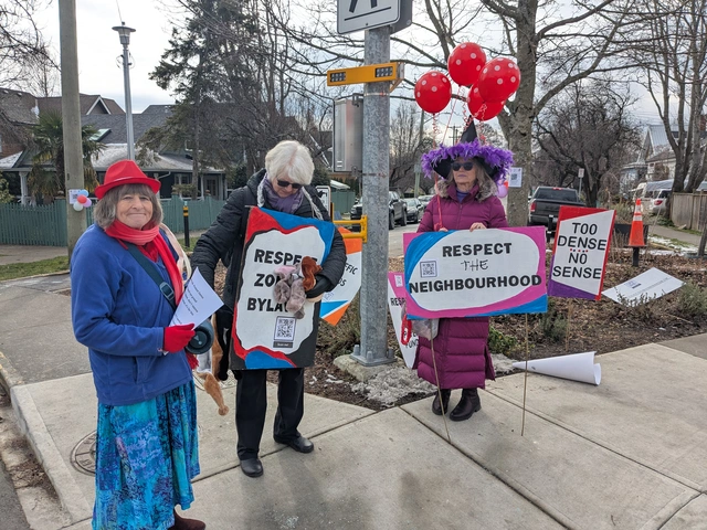 Picture from the protest walk