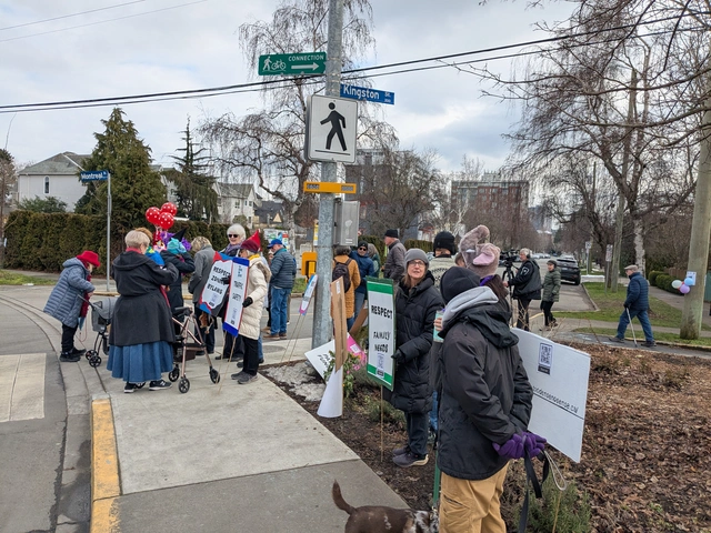 Picture from the protest walk