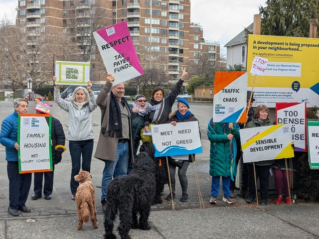 Picture from the protest walk
