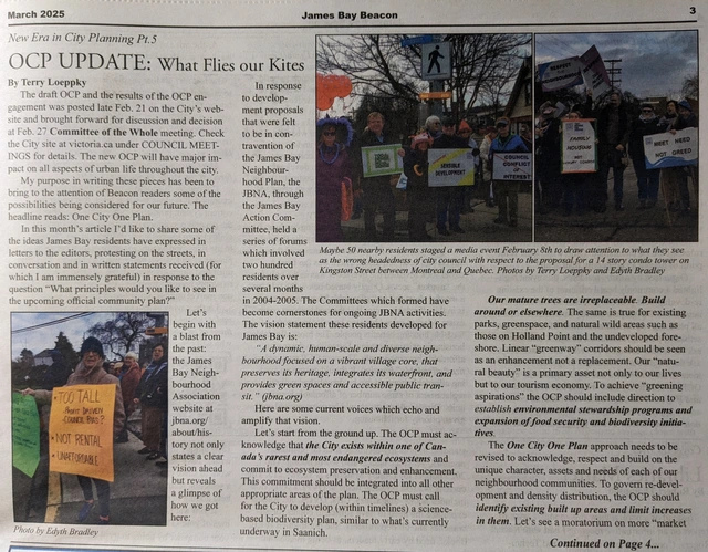 Photo of the first part of the article